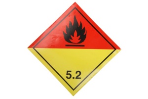 Autocolant sticker avertizare informare ADR 5,2 1 buc