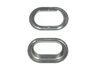Carlig cablu prelata camion 22x42mm set 50 buc
