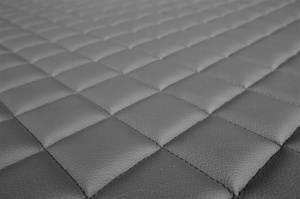 Covor podea camion potrivit DAF tunel central ECO-LEATHER, 1 bucata (material - eco-piele, culoare - gri, transmisie automata) potrivit DAF XF 105 dupa 2005 - Img 2