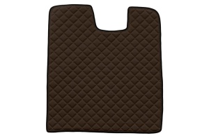 Covor podea camion potrivit SCANIA tunel central ECO-LEATHER, 1 bucata (material - eco-piele, culoare - maro, transmisie automata) potrivit SCANIA P,G,R dupa 2004
