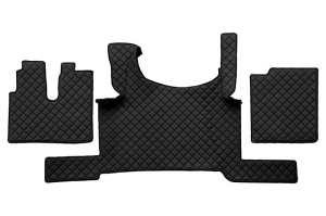 Covoras Auto, piele ECO potrivit MAN TGX II dupa 2020 (material - piele matlasată ECO, intreruptor de siguranta, transmisie automata)