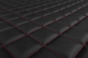 Covoras Auto, scaun pasager, piele ECO potrivit SCANIA R I, R II dupa 2011 (material - piele matlasată ECO, Scaune RECARO, transmisie automata) - Img 3