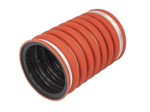 Furtun intercooler (96mmx175mm, rosu) potrivit DAF CF 75, CF 85, XF 105, XF 95 dupa 2001