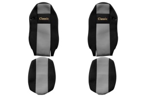 Huse scaun camion Classic (gri, material velur, serie CLASSIC, centura pasager asamblata in scaun ) MAN TGX