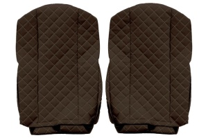 Huse scaun camion Elegance (maro, material eco-piele / velur, serie ELEGANCE) potrivit FORD F-MAX - Img 2