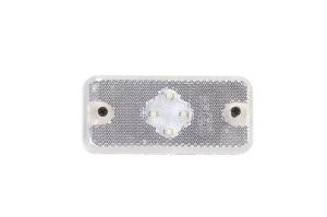 Lampa gabarit Dreapta/Stanga, alb, LED, inaltime 50mm; latime 120mm; adancime 18mm, 24V potrivita DAF 75 CF, 85 CF, 95 XF, LF 55 dupa 1997