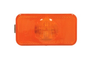 Lampa gabarit Dreapta/Stanga, galben/portocaliu, LED, inaltime 54mm; latime 102mm; adancime 16/102mm, pentru sistem de rack, 12/24V potrivita VOLVO FH, FH12, FH16, FL10, FL12, FM dupa 1985
