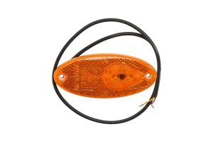 Lampa gabarit stanga/dreapta, galben, LED, inaltime 45 latime 101,6 adancime 12,5, lungime cablu 500, 24V