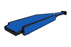 Raft polita interior cabina (panou LED, lumina alba; cabina ingusta 230 cm; lung, lung, culoare: albastru, serie: ELEGANCE) potrivit MERCEDES - Img 3