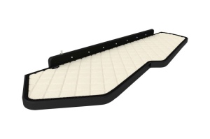 Raft polita interior cabina (panou LED, lumina alba; lung, lung, culoare: bej, serie: ELEGANCE) potrivit VOLVO