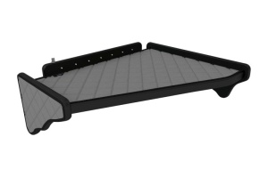 Raft polita interior cabina (panou LED, lumina alba; mijloc; versiune joasa, cabina, culoare: gri, serie: ELEGANCE) potrivit SCANIA R