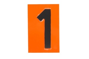 Semn avertizare 1 buc, ADR "1â€ placa numar avertizare