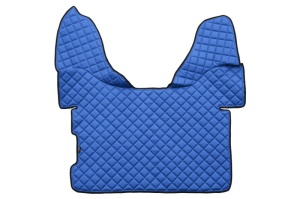 Set covorase podea camion potrivit DAF ECO-LEATHER, set 3 buc. (material - eco-piele, culoare - albastru, transmisie automata) potrivit DAF XF 105 dupa 2005 - Img 3