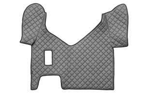 Set covorase podea camion potrivit Iveco ECO-LEATHER, set 3 buc. (material - eco-piele, culoare - gri, pentru transmisie manuala) potrivit IVECO STRALIS - Img 3