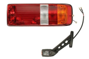 Stop lampa spate stanga (cu semnalizare, cu lampa ceata, lumina marsalier, cu lumina stop, lumina parcare, reflector triunghiular, cu lampa extensie, cu cablu) potrivit KOGEL; SCHMITZ
