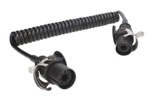 Cablu electric spiralat (lungime de lucru 3,5m, 2x4+5x1,5, 7 numar pini, ADR; EBS)