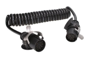 Cablu electric spiralat (lungime de lucru 3,5m, lungime maxima 4m, cu mufe, 15 numar pini, ADR)
