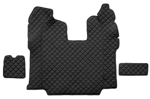 Covoras Auto, scaun pasager, piele ECO potrivit SCANIA R I, R II dupa 2010 (material - piele matlasată ECO, Scaune RECARO, transmisie automata) - Img 2