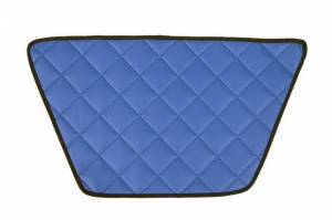 Covoras bord albastru, ECO-piele, ECO-LEATHER potrivit DAF XF 105, XF 106 dupa 2005