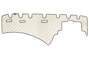 Covoras bord bej, ECO-piele, ECO-LEATHER potrivit RENAULT TRUCKS T dupa 2013