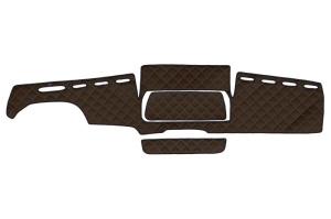 Covoras bord maro, ECO-piele, ECO-LEATHER potrivit MAN TGX dupa 2006