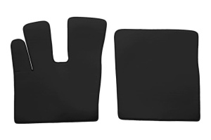 Covoras podea camion , set 3 buc (material - eco-leather negru transmisie automata) potrivit DAF XF 105, XF 106 dupa 2012 - Img 2