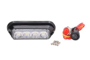 Girofar (portocaliu, 12/24V, LED, fixare orizontala, nr programe 11, pentru montare verticala)