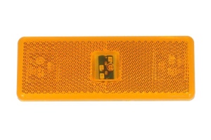 Lampa gabarit Dreapta/Stanga, forma: dreptunghiular, portocaliu, LED, inaltime 45mm; latime 120mm, negru, in relief, 24V potrivita MERCEDES ACTROS MP4 / MP5 dupa 2011
