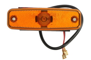 Lampa gabarit Dreapta/Stanga, portocaliu/rosu, W5W, 24V potrivita MAN TGL I, TGM I, TGS I, TGX I dupa 2005 (cu sirma)