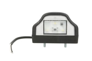 Lampa numar inmatriculare (LED, 12/24V, culoare: negru, 64,7x62,3x97mm)
