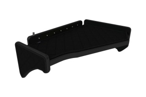 Raft interior cabina Mijloc potrivit SCANIA R II, S dupa 2016 (Panou LED, lumina alba, culoare: negru, serie: ELEGANCE)