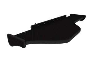 Raft interior cabina potrivit DAF XF 105, XF 106 dupa 2012 (lung, Panou LED, lumina alba, lung, culoare: negru/rosu, serie: ELEGANCE)