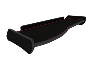Raft polita interior cabina (lung, lung, culoare: rosu, serie: CLASSIC) potrivit MERCEDES