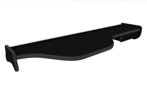Raft polita interior cabina (lung; sertar suplimentar sub blatul mesei, mijloc, culoare: negru, serie: CLASSIC) potrivit DAF