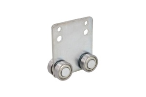 Rola culisare acoperis prelata diametru 22mm, dimensiune placa 61x70mm 4 gauri