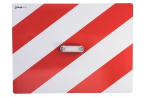 Semn avertizare 1 buc, pentru incarcatura mare; cu lumini LED 300mm x 400mm