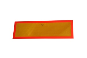 Semn avertizare placa marcaj spate trailer remorca 160mm x 1280mm