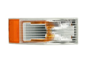 Semnalizator fata Dreapta/Stanga potrivit VOLVO FH, FH12, FH16, FM, FM10, FM12, FM7 dupa 1993 (culoare sticla: alb, P21W, cu soclu bec, 2 pini)