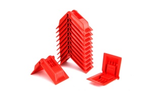 Set 12 buc Protectie margine incarcare rosu lungime brat:180; 225mm, latime brat 150mm colt