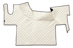 Set covor podea camion potrivit Renault podea plata, ECO-LEATHER, 1 bucata (material - eco-piele, culoare - bej) potrivit RENAULT TRUCKS T dupa 2013