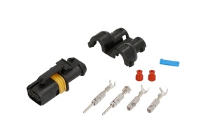Stecher potrivit MAN TGA, TGL I, TGM I dupa 2000 (numar pini: 2, forma mufa: dreptunghiular, masculin, pentru indicator)