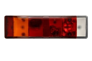 Stop spate Stanga potrivit MAN E2000, F2000, L2000 dupa 1993 (24V, cu iluminare numar de inmatriculare, reflector, garda laterala, conector: Rear AMP 7PIN Bayonet)