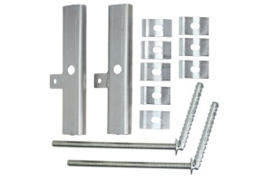 Suport montaj pentru doua roti, zinc galvanizat