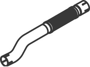 Teava flexibil esapament potrivit MERCEDES VARIO, VARIO (B667, B670, B668), VARIO (B670), VARIO (B670, B668, B667) OM602.984-OM904.908 1996-2013