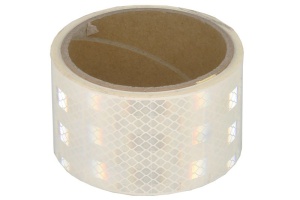 Banda reflectorizanta de contur 3M hard, culoare alba x 3m