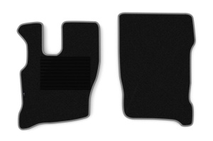 Covor podea camion potrivit IVECO, sofer + pasager, velur, 2 bucati (material - velur, culoare - gri) potrivit IVECO EUROCARGO I-III 1991-2015