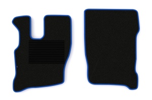 Covoras Auto F-CORE, sofer + pasager 2 buc. potrivit IVECO EUROCARGO I-III 1991-2015 (velours, albastru)