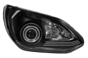 Far Dreapta potrivit SETRA 500 dupa 2012 (Bi-Xenon/H15/LED, culoare insert: cromat/negru)