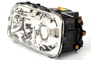 Far stanga D1S/H1/PY21W/W5W, manual, fundal crom, culoare Semnalizator transparent MERCEDES ACTROS MP2 / MP3 dupa 2002 - Img 2
