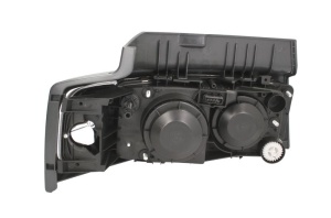 Far stanga H1/P21W/W5W, manual cu semnalizator si rama fundal argintiu, culoare Semnalizator portocaliu RENAULT TRUCKS MIDLUM dupa 2000 - Img 2